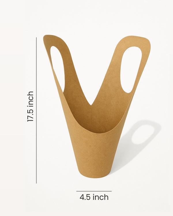 Kraft Plant Carrier – Eco-Friendly Gifting & Carry Solution