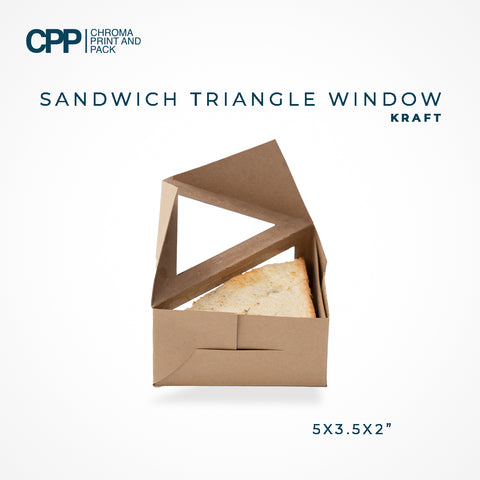 Sandwich Triangle Box With Window