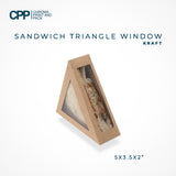 Sandwich Triangle Box With Window