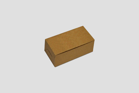 Brown Cupcake Box for 2pcs
